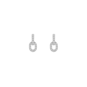 Youth Lync 18k White Gold Earrings
