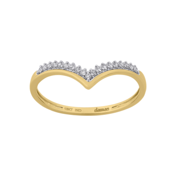 Youth Peak 18k Yellow Gold Diamond Ring