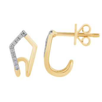 Youth Volare 18k Yellow Gold Diamond Earrings