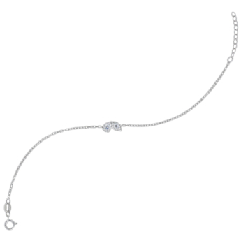 سوار يوث يو آند آي من الذهب الأبيض عيار 18 قيراط والألماس