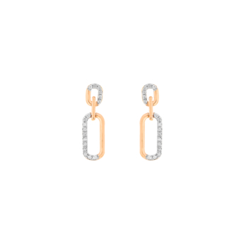 Youth Lync 18k Rose Gold Earrings