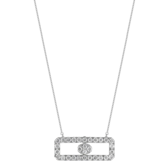 Youth 18k White Gold Diamond Necklace