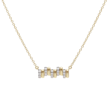 Wi'am Rhythm 18k Yellow Gold Diamond Necklace