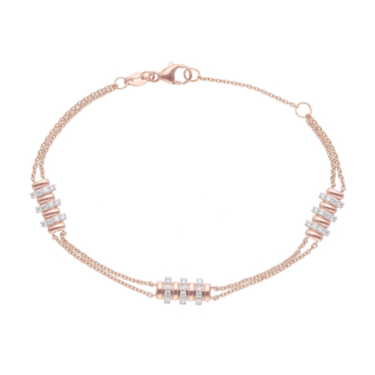 Wi'am Rhythm 18k Rose Gold Diamond Bracelet