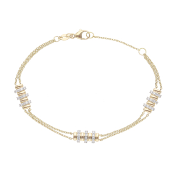 Wi'am Rhythm 18k Yellow Gold Diamond Bracelet