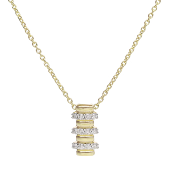 Wi'am Rhythm 18k Yellow Gold Diamond Necklace