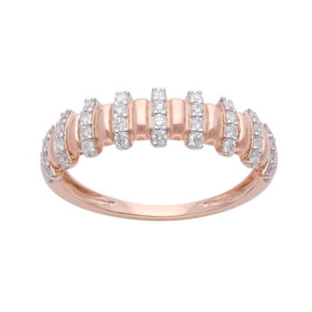 Wi'am Rhythm 18k Rose Gold Diamond Ring