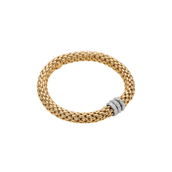 Fope Flex'it bracelet with diamond pavè