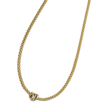 Fope Necklace with diamonds