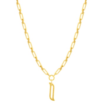 Alif Unity Chain Necklace 18 Yellow Gold & Diamond 
