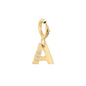 مجوهرات الأطفال من آرا  تعليقة قلادة من الألماس لحرف "A"