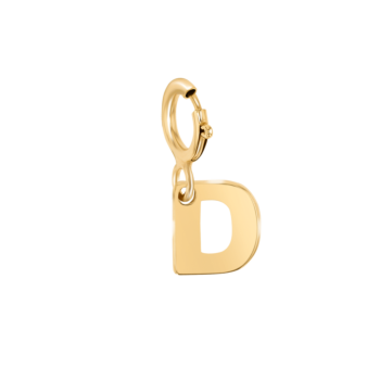 Children's Jewellery Ara Golden  Charm "D" Initial Pendant                  