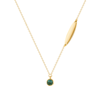 Children's Jewellery Ara Emerald May Birthstone Necklace             