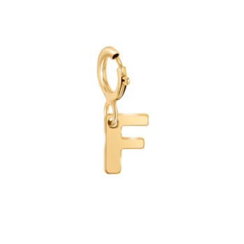 مجوهرات الأطفال من آرا  تعليقة قلادة  من الذهب لحرف "F"