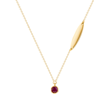 Children's Jewellery Ara Ruby July Birthstone Necklace                