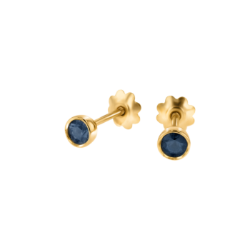 Children's Jewellery Ara Blue Sapphire September Birthstone Earrings                 