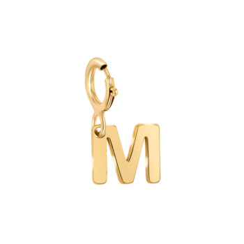 Children's Jewellery Ara Golden  Charm "M" Initial Pendant                  
