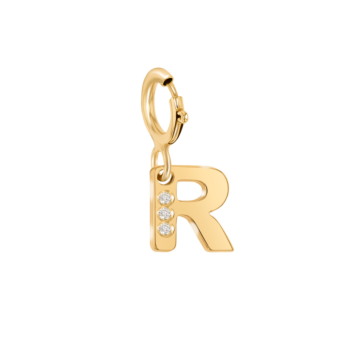 Children's Jewellery Ara Diamond  "R" Initial Pendant                  