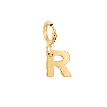 مجوهرات الأطفال من آرا  تعليقة قلادة  من الذهب لحرف "R"