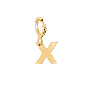Children's Jewellery Ara Golden  Charm "X" Initial Pendant                  