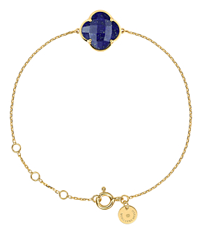 Morganne Bello Lapis Lazuli Yellow Gold Victoria Bracelet