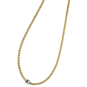 Fope Eka Tiny Necklace with diamonds