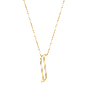 Alif Yellow  Gold Necklace