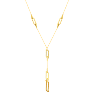 Alif Unity Y Necklace 18K Yellow Gold &Diamond 