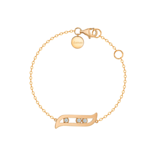 Alif Brilliance 18k Rose Gold and Diamond Bracelet