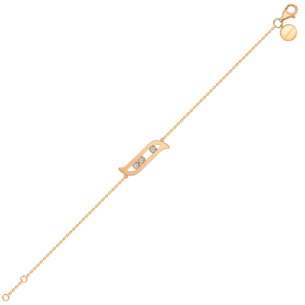 Alif Brilliance 18k Rose Gold and Diamond Bracelet