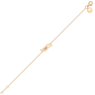 Alif Brilliance 18k Rose Gold and Diamond Bracelet