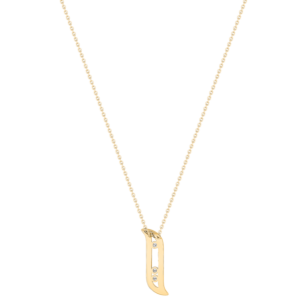 Alif Brilliance 18k Yellow Gold and Diamond Necklace