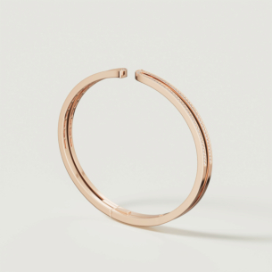 Alif Rose Gold Diamond Bangle