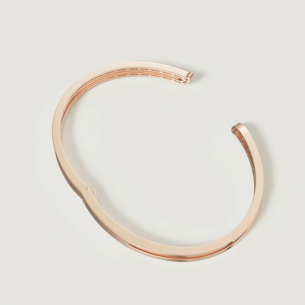 Alif Rose Gold Diamond Bangle