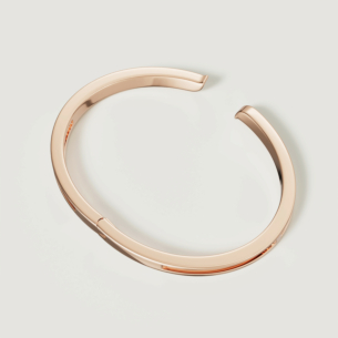 Alif Mosaic Malachite Bangle In 18K Rose Gold