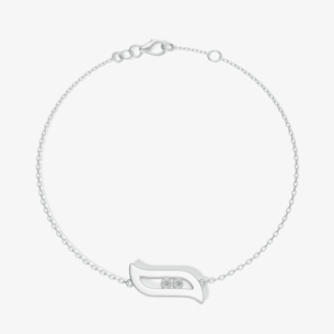 Alif Brilliance 18k White Gold and Diamond Bracelet