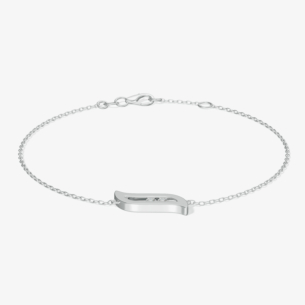 Alif Brilliance 18k White Gold and Diamond Bracelet