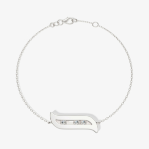 Alif Brilliance 18k White Gold and Diamond Bracelet