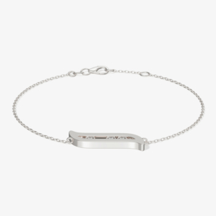 Alif Brilliance 18k White Gold and Diamond Bracelet