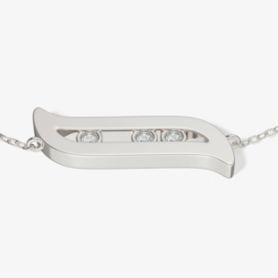 Alif Brilliance 18k White Gold and Diamond Bracelet