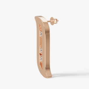 Alif Brilliance 18k Rose Gold and Diamond Earrings