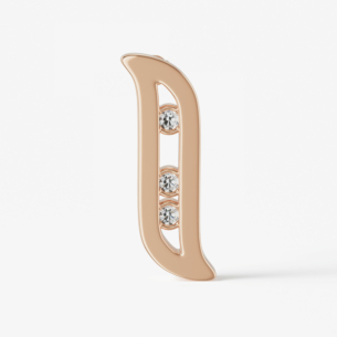 Alif Brilliance 18k Rose Gold and Diamond Earrings