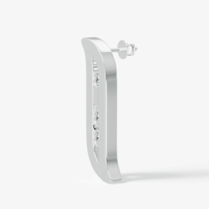 Alif Brilliance 18k White Gold and Diamond Earrings