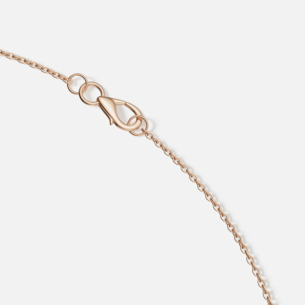 Alif Brilliance 18k Rose Gold and Diamond Necklace