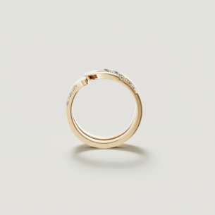 Alif Pave 18k Yellow Gold Diamond Ring