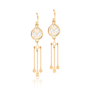 Al Qasr Earrings in 18k Gold