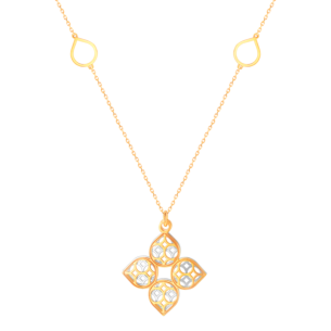 AL Qasr Zahra Necklace in 18K Yellow Gold