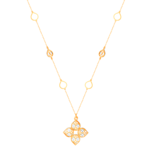  AL Qasr Zahra Necklace in 18K Yellow Gold