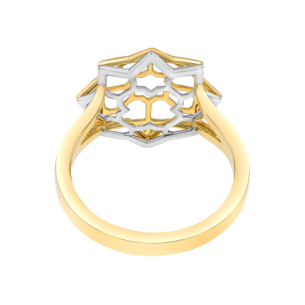 Al Qasr Star Ring In 18K Yellow Gold