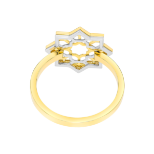 Al Qasr Star Ring In 18K Yellow Gold